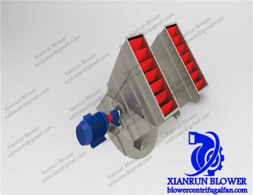 Fã centrífugo 960-2900rpm da entrada dupla do esboço induzido para a caldeira industrial