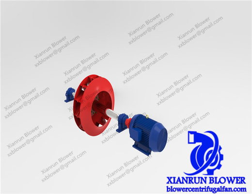 Fã centrífugo 960-2900rpm da entrada dupla do esboço induzido para a caldeira industrial