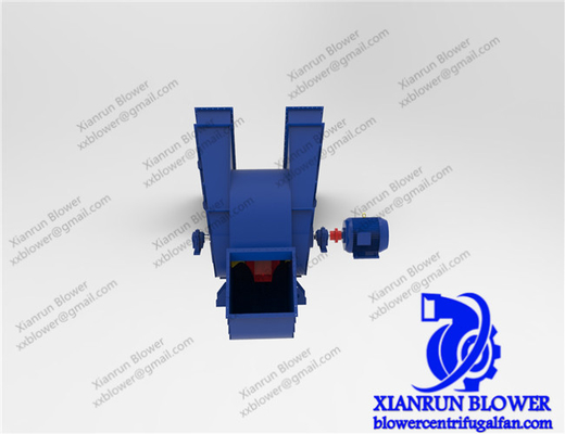 Fã centrífugo 960-2900rpm da entrada dupla do esboço induzido para a caldeira industrial