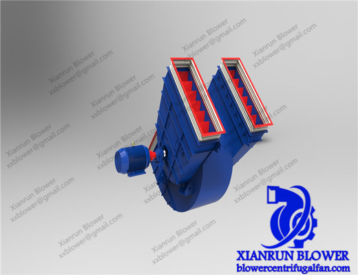 Ventilador centrífugo curvado inverso 960rpm -2900rpm da eficiência elevada
