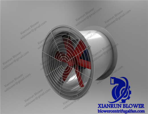 Fã axial bifurcado de baixo nível de ruído industrial axial dos exaustores dos sistemas de refrigeração