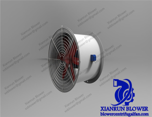 Fã axial bifurcado de baixo nível de ruído industrial axial dos exaustores dos sistemas de refrigeração