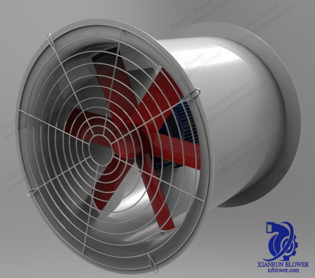 Fã axial bifurcado de baixo nível de ruído industrial axial dos exaustores dos sistemas de refrigeração