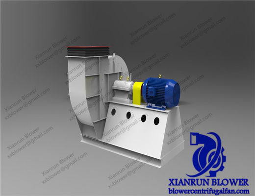 Ventilador Centrífugo Radial Industrial Robusto Projetado para Fluxo de Ar em Aplicações de Geração de Energia de Cimento e Coleta de Pó Industrial