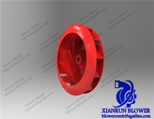 Acessórios de ventilador centrífugo de 400-3500 mm Roda de impulsor curvada para frente