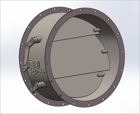 Rotor centrífugo dos silenciadores dos impulsores da superfície de sustentação das peças do fã Q345 que carrega a caixa de rolamento do rotor do cone