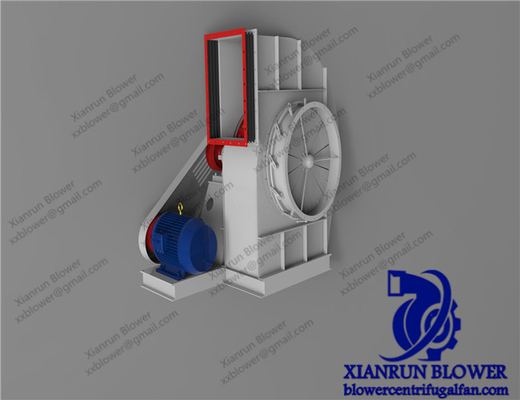 Ventilador de fã centrífugo de alta pressão curvado para a frente para a produção de eletricidade