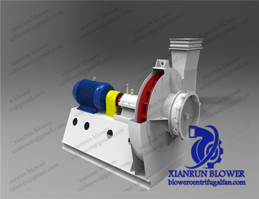 Exaustor Inline centrífugo 800 - ventilador 90000m3/h de alta pressão industrial