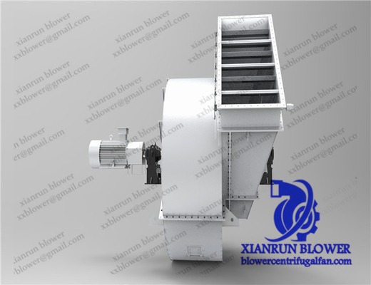 exaustores industriais de 220V 380V, fã centrífugo radial da flange da tomada