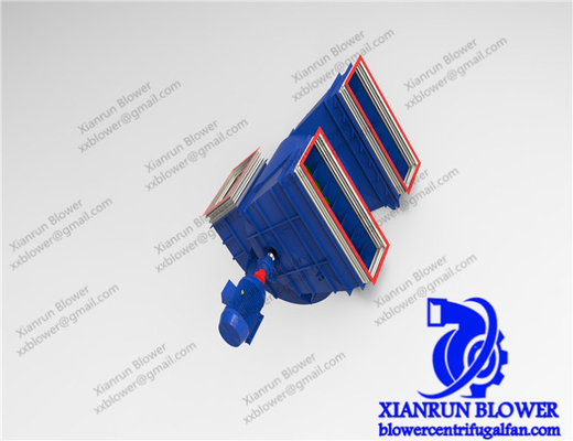 Garantia de baixo nível de ruído centrífuga de 1 ano do fã de ventilação do impulsor industrial