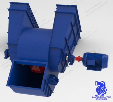 5 - Ventilador de fã 350KW industrial feito sob encomenda 220V 660V para a coleção de poeira