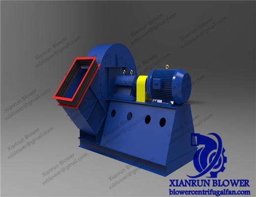 Desenhos de Design OEM Centrífugo Curvo para trás Soprador de Ventilador Industrial Personalizado Para Instalação de Isolador de Vibração de Primavera