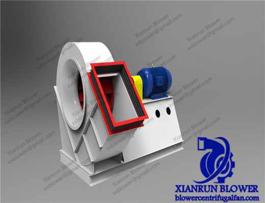 Desenhos de Design OEM Centrífugo Curvo para trás Soprador de Ventilador Industrial Personalizado Para Instalação de Isolador de Vibração de Primavera