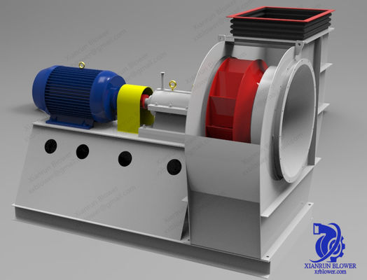 Ventilador Centrífugo Industrial com Design de Curva para Trás para Fluxo de Ar em Aplicações de Geração de Energia de Cimento e Coleta de Pó