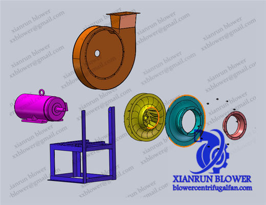 Ventilador Radial Centrífugo Personalizável para Requisitos Industriais Específicos ventilador industrial Ventiladores e Sopradores Inclinados para Trás