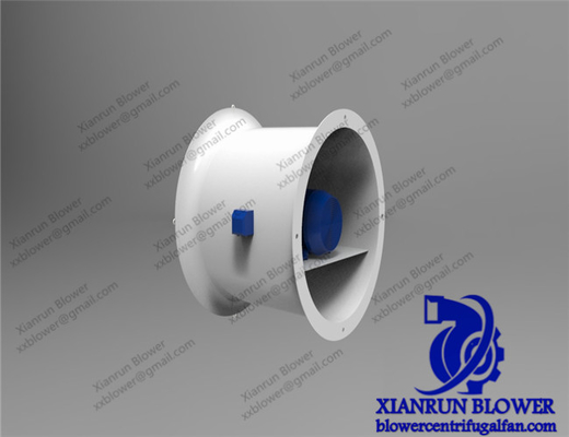 Fã axial movido a correia tubular, fã industrial do cilindro da caldeira de aço inoxidável