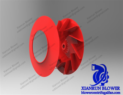 Roda do Impulsor Resistente à Corrosão com Certificação CE para Ventiladores Industriais Acessórios de Ventilador Centrífugo Revestidos com Níquel-Fósforo Amorfo