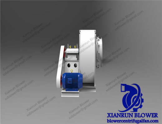 Ventilador Centrífugo Industrial com Alto Fluxo de Ar e Transmissão por Correia, Projetado para Caldeiras Industriais e Equipamentos de Suporte de Soprador de Ar Elétrico